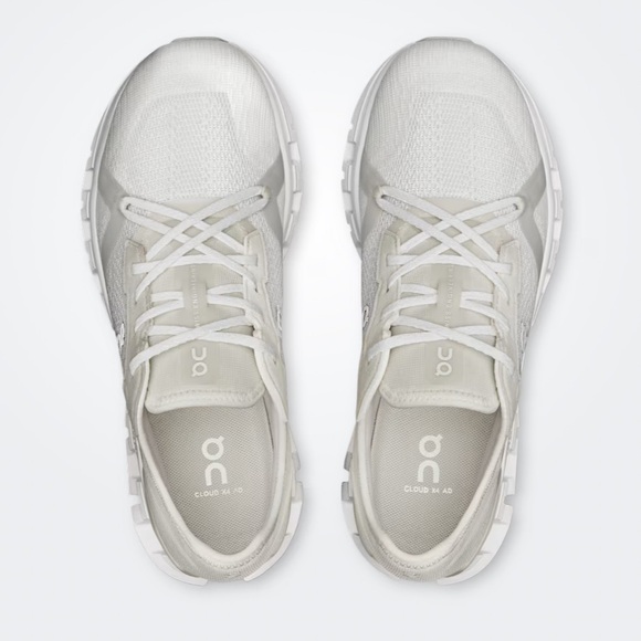 ON Cloud X 4 AD Athletic Shoe women
$160 size 7.5 gently used
Color:White/ Wolf - Picture 5 of 16